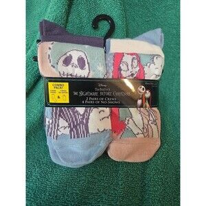 The Nightmare Before Christmas Novelty Socks Size 4-10, 6 Pr.